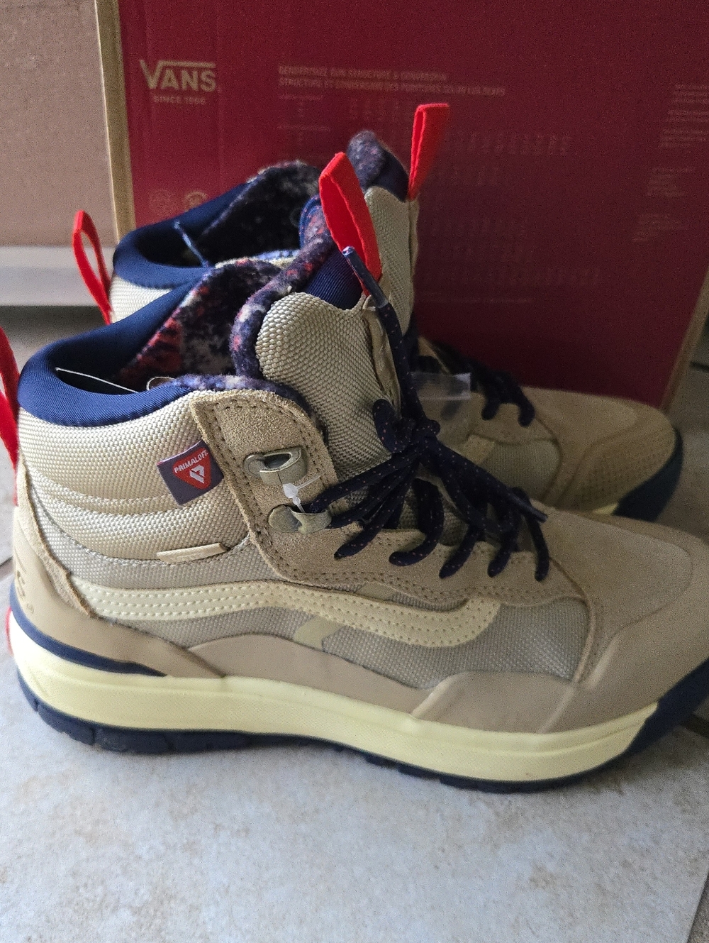 Vans Ultrarange Exo Women Size 8.5 Taos Taupe Brown High Top 042026 - Picture 6 of 9